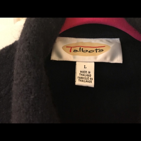 Talbot’s Navy Blue Wool Coat L Women’s. - Picture 2 of 5